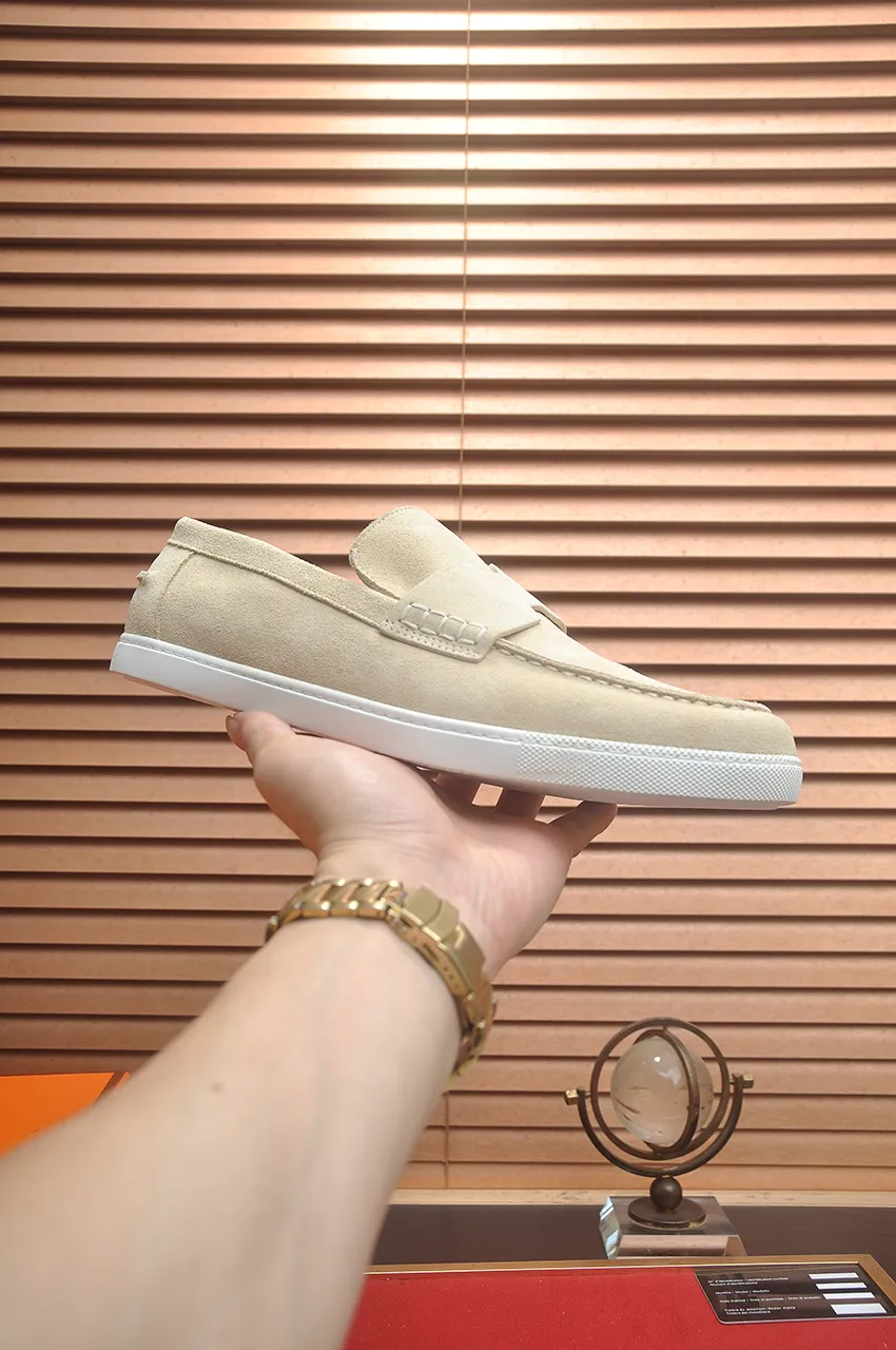 Men's Men's Shoes💰560💶[[HERMES]] (High-end Niuli) New 🍀 HERMES - top version of Hermès classic casual leather shoes! Made of imported original cowhide, the inner top layer is comfortable cowhide lining! Original wear-resistant rubber outsole! High quality products! Code number 39-45 (45 customized)